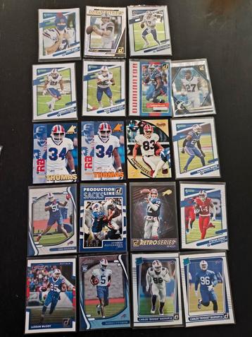 Buffalo Bills NFL trading cards set oa Josh Allen, Jim Kelly beschikbaar voor biedingen