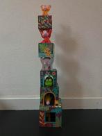 Djeco Stapelblokken Jungle Dieren, Kinderen en Baby's, Speelgoed | Babyspeelgoed, Ophalen of Verzenden, Zo goed als nieuw, Overige typen