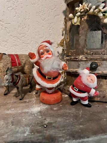 Leuke oude vintage kerstman kerstmannen beschikbaar voor biedingen