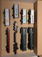 T.E.A.B. Verschillende modeltrein wagons H0, Overige merken, Gebruikt, Gelijkstroom, Wagon
