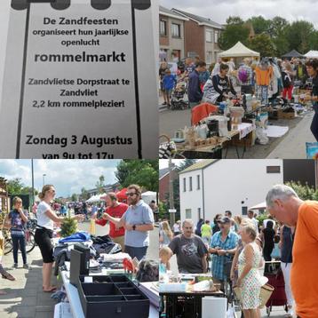 Nu zondag 3 augustus 2.2 km rommelmarkt wij zijn er ook beschikbaar voor biedingen