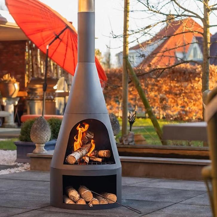 Matzwarte RedFire Kingston XL Tuinhaard, Tuin en Terras, Tuinhaarden, Nieuw, Ophalen