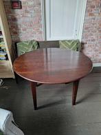 Eettafel (verstelbaar in 3 maten, mahoniehout), Huis en Inrichting, Tafels | Eettafels, Ophalen, Gebruikt, 100 tot 150 cm, Klassiek