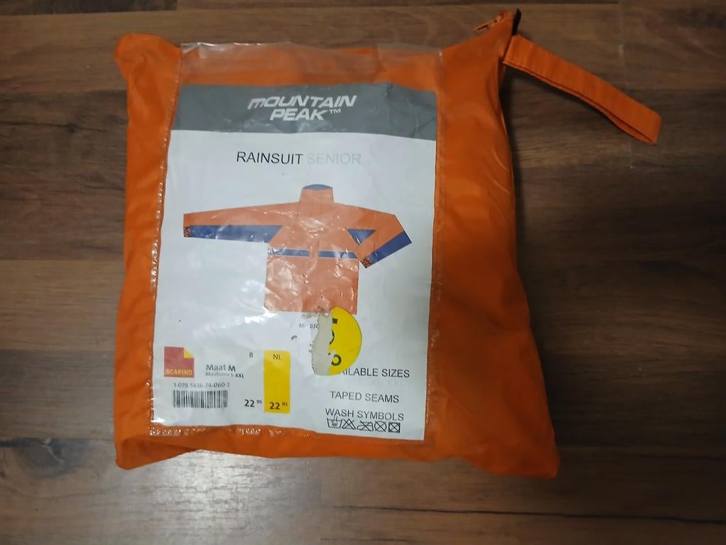 Regen pak    Maat - M, Ophalen of Verzenden, Regenjas