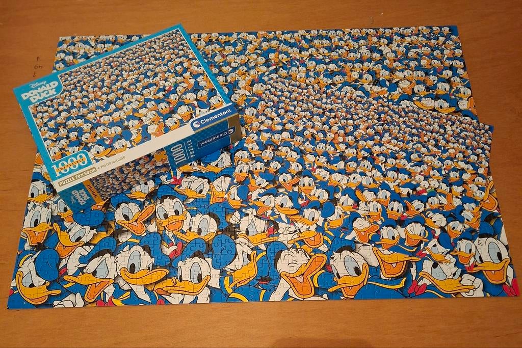 Legpuzzel 1000 (impossible) en 650 stukjes., Ophalen of Verzenden, 500 t/m 1500 stukjes