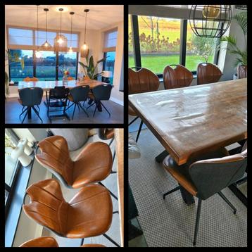 Mango Eettafel met 6 Stoelen - 240cm