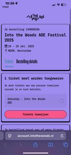 Into the woods ADE Zaterdag, Tickets en Kaartjes