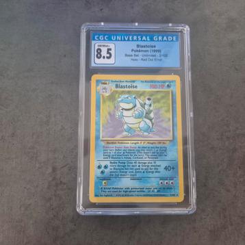 Blastoise Red Dot Error Base Set CGC 8.5 beschikbaar voor biedingen