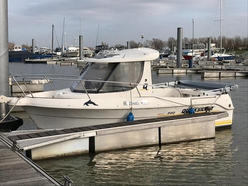 Boot Quicksilver Timonier 560, Watersport en Boten, Motorboten en Motorjachten, Gebruikt, Polyester, Tot 6 meter, Benzine, Buitenboordmotor