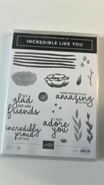 Stempelset Incredible like you van Stampin’up!, Hobby en Vrije tijd, Stempelen, Ophalen of Verzenden, Nieuw, Clearstamp