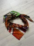 Zijden sjaal multicolor, Ophalen of Verzenden, Zo goed als nieuw, Maat 46/48 (XL) of groter, Sjaal