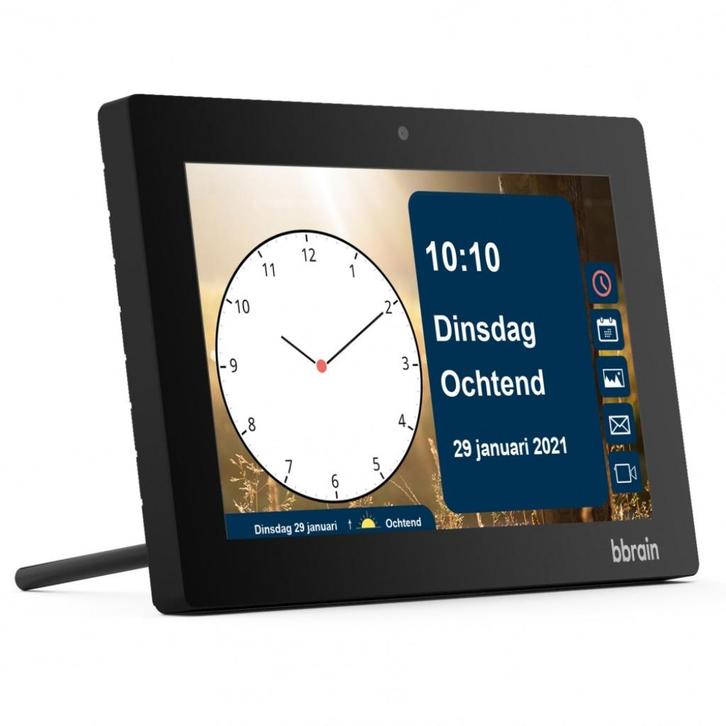 Bbrain Family kalenderklok – voor ouderen en bij dementie, Huis en Inrichting, Woonaccessoires | Klokken, Zo goed als nieuw, Wekker of Tafelklok