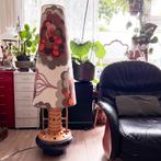 vintage vloerlamp jaren 70's, west Germany oranje blomen, Huis en Inrichting, Lampen | Vloerlampen, Ophalen of Verzenden, Zo goed als nieuw