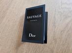 Parfumproefje Sauvage eau de toillete, Verzenden, Zo goed als nieuw, Miniatuur, Gevuld
