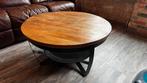 Mango Houten Salon Tafel - Zo Goed Als Nieuw, Huis en Inrichting, Tafels | Salontafels, Ophalen, Rond, 50 tot 100 cm, Zo goed als nieuw