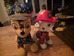 Paw Patrol Knuffels - Chase & Marshall, Ophalen of Verzenden, Zo goed als nieuw, Hond