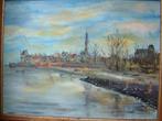 Veere  olie verf   60 x 80 cm, Antiek en Kunst, Ophalen