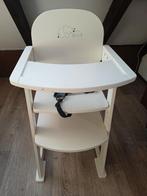 Stevige witte kinderstoel, verstelbaar, Kinderen en Baby's, Kinderstoelen, Ophalen