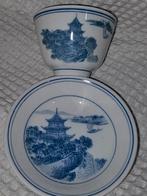 Liling Chinees Porselein Kop en Schotel, Antiek en Kunst, Antiek | Porselein, Ophalen of Verzenden