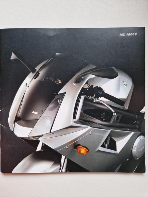 MZ 1000S van 2005 originele folder, Motoren, Handleidingen en Instructieboekjes, Overige merken, Ophalen of Verzenden