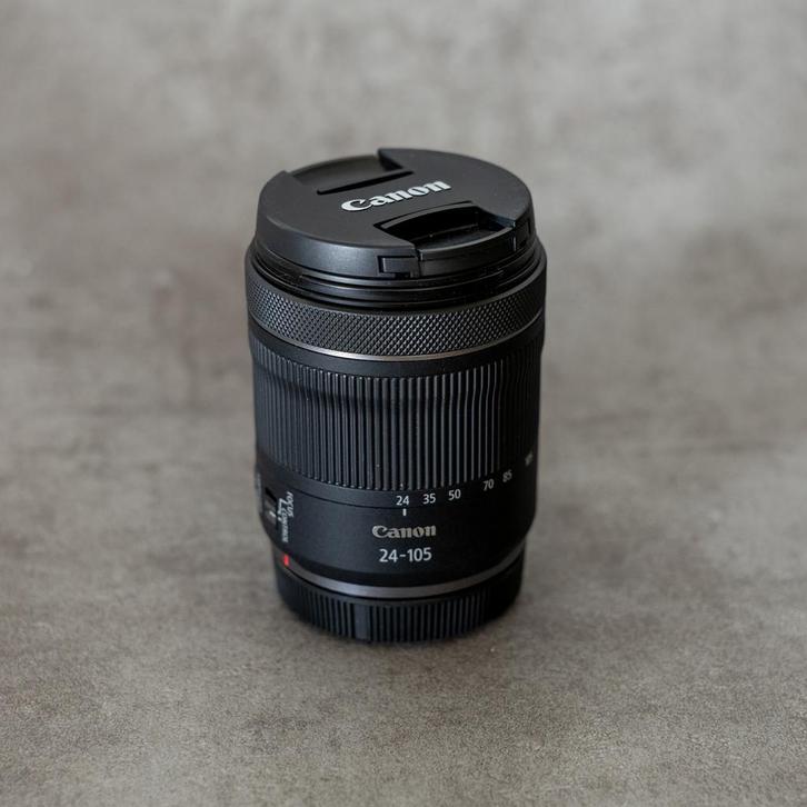Canon RF 24-105MM F4-7.1 IS STM - als nieuw, Audio, Tv en Foto, Fotografie | Lenzen en Objectieven, Zo goed als nieuw, Ophalen