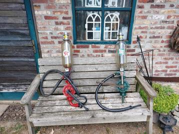 benzinepomp glas zeer fraai 275 per stuk beschikbaar voor biedingen
