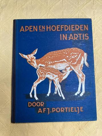 Plaatjesalbum "Apen en Hoefdieren in Artis". beschikbaar voor biedingen