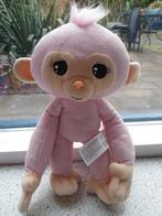 Licht roze aap merk Fingerlings Eldohm met geluid+ glitters, Ophalen of Verzenden, Zo goed als nieuw, Overige typen