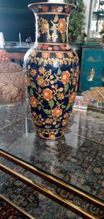 Antieke Chinese vaas 40cm met bloemmotieven, Huis en Inrichting, Woonaccessoires | Vazen, Ophalen of Verzenden, Overige kleuren