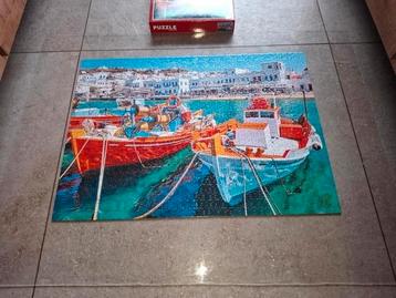 Puzzel boten in haven  1000 stukjes beschikbaar voor biedingen