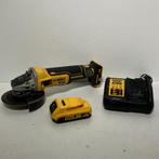 DeWALT DCG405 Accu Haakse Slijper 125mm Gebruikt incl. 1X 18, Ophalen of Verzenden, Gebruikt, Haakse handslijpmachine