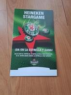 Heineken bier Stargame tafelkaart, Verzamelen, Biermerken, Ophalen of Verzenden, Nieuw, Overige typen, Heineken
