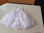 Prachtige bruids/feestjurk versierd met bloemen en strikken, Kinderen en Baby's, Babykleding | Maat 80, Ophalen of Verzenden, Zo goed als nieuw