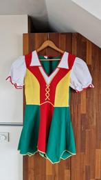 Tirolerjurkje rood-geel-groen maat 38, Maat 38/40 (M), Overige kleuren, Ophalen of Verzenden, Gedragen