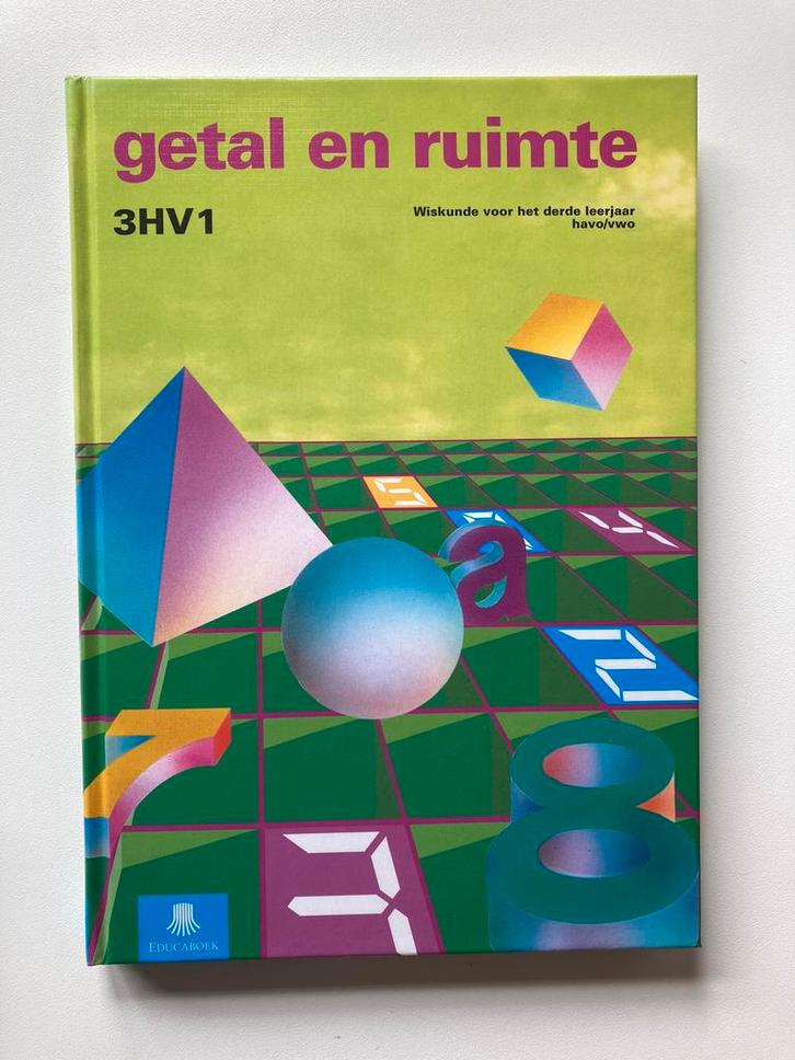 Getal en ruimte 3HV1 en 3HV2 leer- en antwoordenboek, Boeken, Schoolboeken, Gelezen, Wiskunde A, HAVO, Verzenden