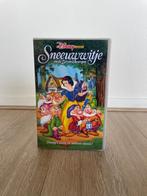 Videoband (VHS) Sneeuwwitje en de Zeven Dwergen (Disney), Cd's en Dvd's, VHS | Kinderen en Jeugd, Gebruikt, Tekenfilm, Verzenden