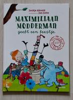 MAXIMILIAAN MODDERMAN geeft een FEESTJE - Joukje Akveld, 5 of 6 jaar, Fictie algemeen, Jongen of Meisje, Ophalen of Verzenden