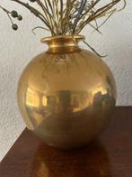 Vaas goud kleur Ecri 20cm hoog, Huis en Inrichting, Ophalen, Gebruikt, Overige kleuren, Aardewerk of Porselein