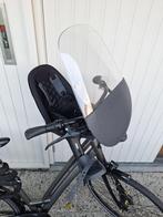 Qibbel air voorzitje fietsstoeltje en windscherm, Fietsen en Brommers, 0 t/m 13 kg, Voetsteuntjes, Qibbel air, Voorzitje