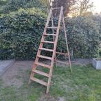 Mooie Vintage Schilder Trap 200cm, Ophalen, Gebruikt, Trap, Opvouwbaar of Inschuifbaar