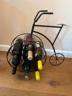 Wijnrek fiets vorm 7 flessen, 5 tot 15 flessen, Ophalen of Verzenden, Zo goed als nieuw, Metaal