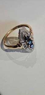 Art deco ring, Ophalen of Verzenden, Zo goed als nieuw, 17 tot 18, Dame of Heer