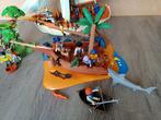 Playmobil Piratenschip met Eiland, Ophalen of Verzenden, Zo goed als nieuw, Complete set