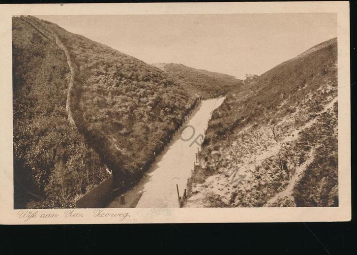 Wijk aan Zee - Zeeweg [KRST009-1691, Verzamelen, Ansichtkaarten | Nederland, Gelopen, Noord-Holland, 1920 tot 1940, Verzenden