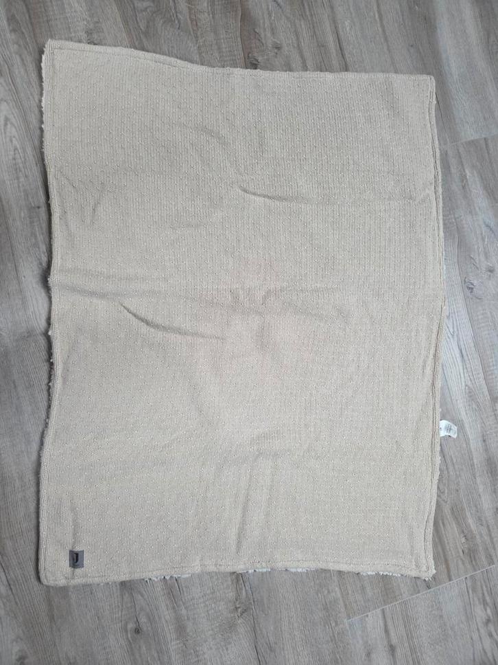 Jollein Deken Wieg 75x100cm Bliss Knit Teddy Nougat, Kinderen en Baby's, Dekens, Slaapzakjes en Inbakerproducten, Zo goed als nieuw