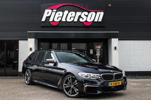 BMW 5-serie Touring M550d xDrive PANO DEALER OH ALLE OPTIES, Auto's, BMW, Bedrijf, Te koop, 5-Serie, 360° camera, 4x4, ABS, Achteruitrijcamera