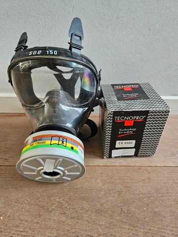 SGE 150 gas stof masker. beschikbaar voor biedingen