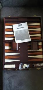 Backgammon spel in koffer - Nieuwstaat, Een of twee spelers, Onbekend, Nieuw, Ophalen of Verzenden