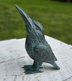 Bronzen IJSVOGEL / brons / 10 cm hoog, Dierenbeeld, Nieuw, Info@huisentuindecoratiemarie.nl, Huis en tuin decoratie marie