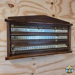 2x Vintage houten en messing Snooker Scorebord Biljart score, Ophalen of Verzenden